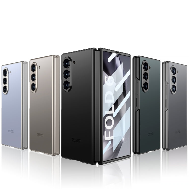 For Samsung Galaxy Z Fold6 GKK Integrated AG Craft Skin Feel Full Coverage Phone Case(Black)