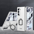 For Samsung Galaxy Z Fold6 GKK Integrated Accurate Hole Ultra-thin Square Ring Holder Phone Case(Silver) - free shipping - PMC Jewellery - Order now!