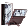 For Samsung Galaxy Z Fold6 GKK Integrated Magnetic Full Coverage Flip Phone Case with Pen Box, Not Included Pen(Wine Red) - free shipping - PMC Jewellery - Order now!