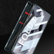 For Samsung Galaxy Z Fold6 GKK Integrated Magnetic Full Coverage Flip Phone Case with Pen Box, Not Included Pen(Titanium Gray)