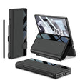 For Samsung Galaxy Z Fold6 GKK Integrated Full Coverage Flip Phone Case with Pen Slot, Not Included Pen(Black) - free shipping - PMC Jewellery - Order now!