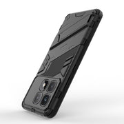 For Redmi K70 Ultra Global Punk Armor 2 in 1 PC + TPU Phone Case with Holder(Black)