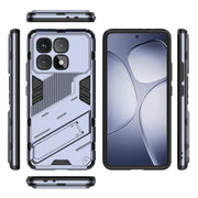 For Redmi K70 Ultra Global Punk Armor 2 in 1 PC + TPU Phone Case with Holder(Grey)