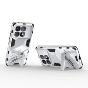 For Redmi K70 Ultra Global Punk Armor 2 in 1 PC + TPU Phone Case with Holder(White)