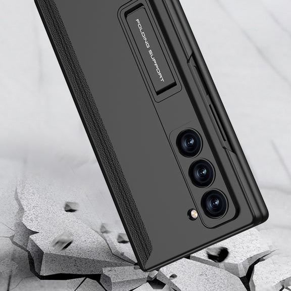 For Samsung Galaxy Z Fold6 GKK Integrated Anti Peep Full Coverage Magnetic Fold Phone Case(Silver)