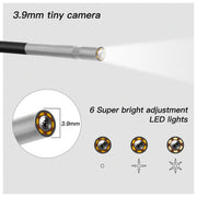 F240 3.9mm HD 1080P IP67 Water-resistant WiFi Direct Connection Digital Endoscope, Cable Length:2m(Black)