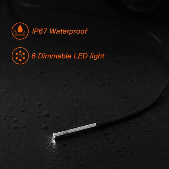 F240 3.9mm HD 1080P IP67 Water-resistant WiFi Direct Connection Digital Endoscope, Cable Length:2m(Black)