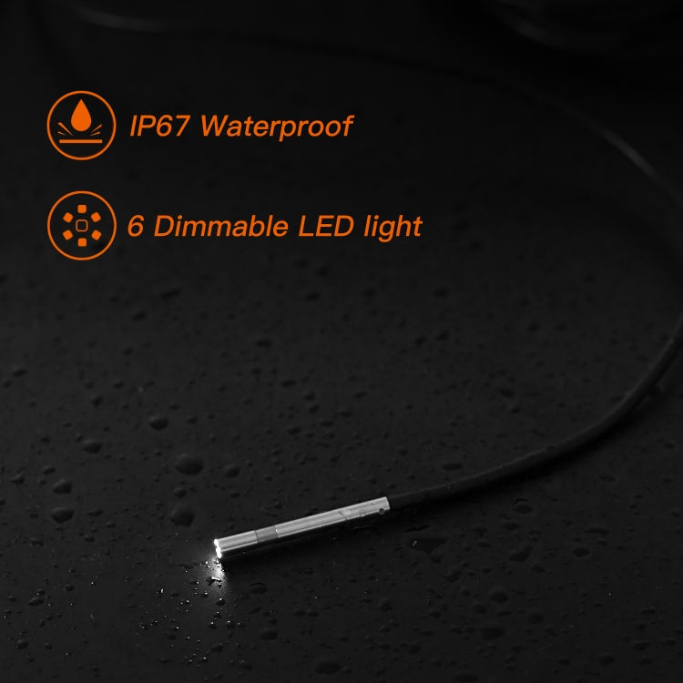 F240 3.9mm HD 1080P IP67 Water-resistant WiFi Direct Connection Digital Endoscope, Cable Length:5m(Black)