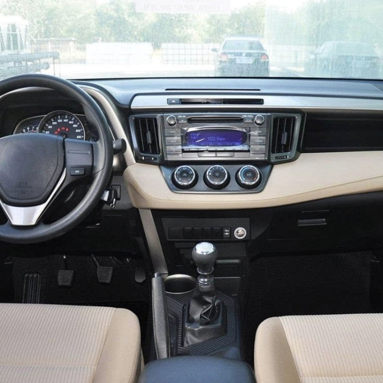 For Toyota Corolla 2007-2013 Car Gear Lever Hand Ball Leather Gear Shift Knob, Style:6 Speed