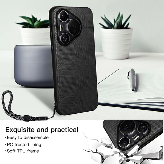 For Huawei Pura 70 Pro ViLi TH Series Shockproof Phone Case(Black)