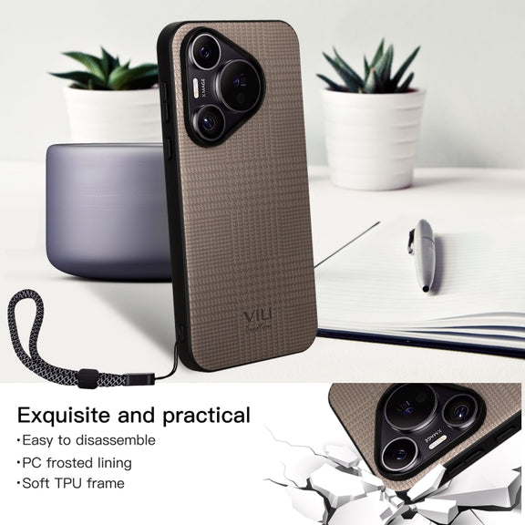 For Huawei Pura 70 ViLi TH Series Shockproof Phone Case(Grey)