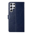 For Samsung Galaxy S25 Ultra 5G Y-shaped Pattern Flip Leather Phone Case(Blue) - Galaxy S25 Ultra 5G Cases by PMC TechLife | Online Shopping South Africa | PMC TechLife | Buy Now Pay Later Mobicred