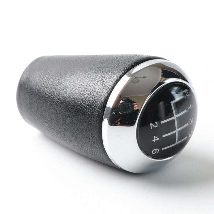 For Mazda 3 Series CX-7 / MX-5 Car Gear Lever Hand Ball Leather Gear Shift Knob, Style:6 Speed