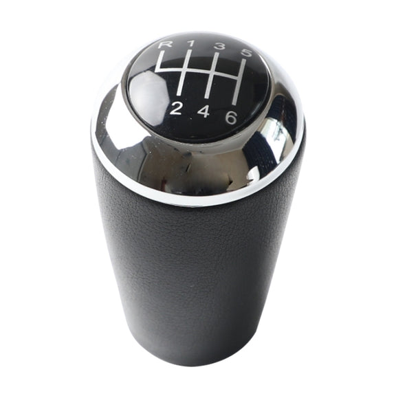 For Mazda 3 Series CX-7 / MX-5 Car Gear Lever Hand Ball Leather Gear Shift Knob, Style:6 Speed