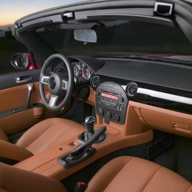 For Mazda 3 Series CX-7 / MX-5 Car Gear Lever Hand Ball Leather Gear Shift Knob, Style:6 Speed