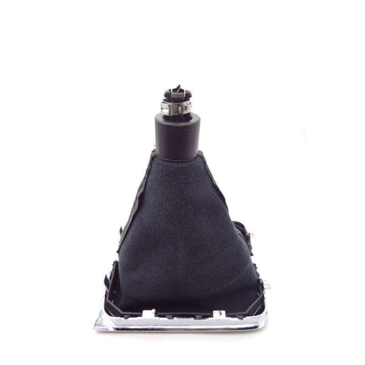 For Volkswagen Passat B6 2005-2011 Car Gear Lever Hand Ball Leather Gear Shift Knob with Chrome Frame, Style:6 Speed