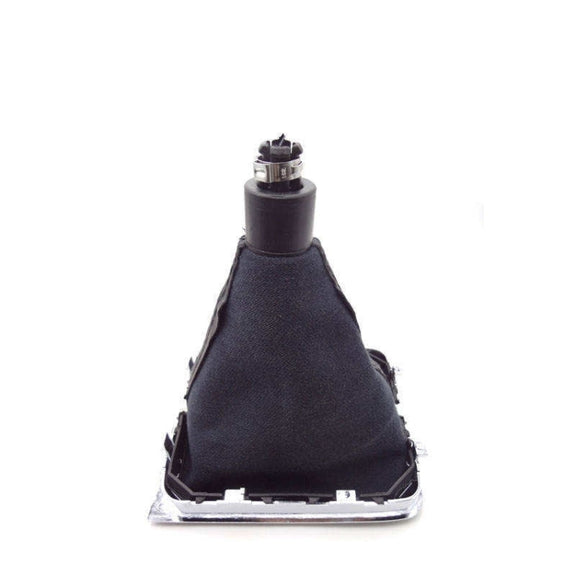 For Volkswagen Passat B6 2005-2011 Car Gear Lever Hand Ball Leather Gear Shift Knob with Chrome Frame, Style:6 Speed