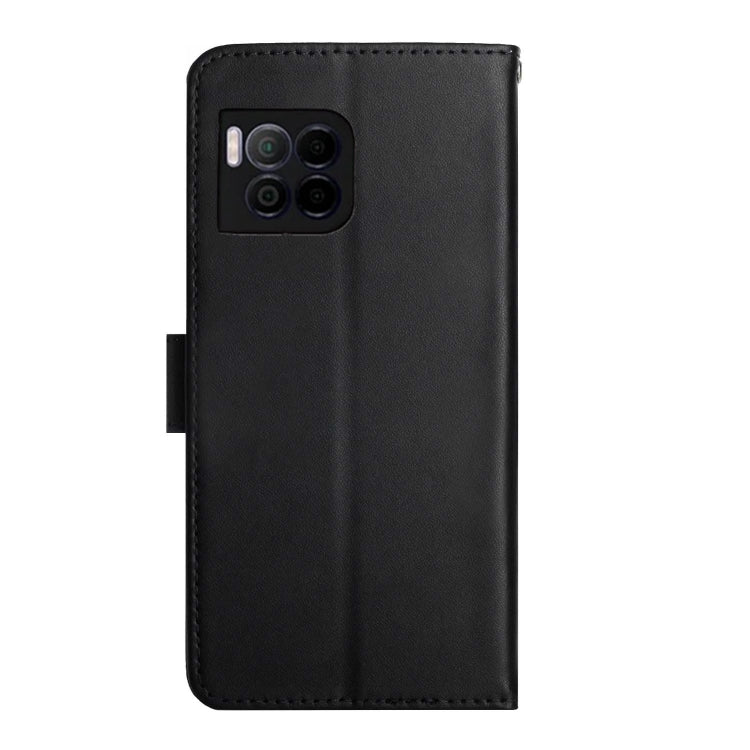 For T-Mobile REVVL 7 Pro 5G HT02 Genuine Leather Fingerprint-proof Flip Phone Case(Black)
