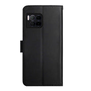 For T-Mobile REVVL 7 Pro 5G HT02 Genuine Leather Fingerprint-proof Flip Phone Case(Black)