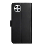 For T-Mobile REVVL 7 5G HT02 Genuine Leather Fingerprint-proof Flip Phone Case(Black)