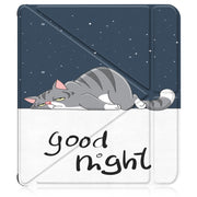 For Kobo Libra Colour 2024 Solid Color Deformation TPU Leather Smart Tablet Case(Lazy Cat)