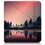 For Kobo Libra Colour 2024 Solid Color Deformation TPU Leather Smart Tablet Case(Sunset)