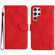 For Samsung Galaxy S25 Ultra 5G Stitching Embossed Leather Phone Case(Red) - Galaxy S25 Ultra 5G Cases by PMC Jewellery | Online Shopping South Africa | PMC Jewellery | Buy Now Pay Later Mobicred