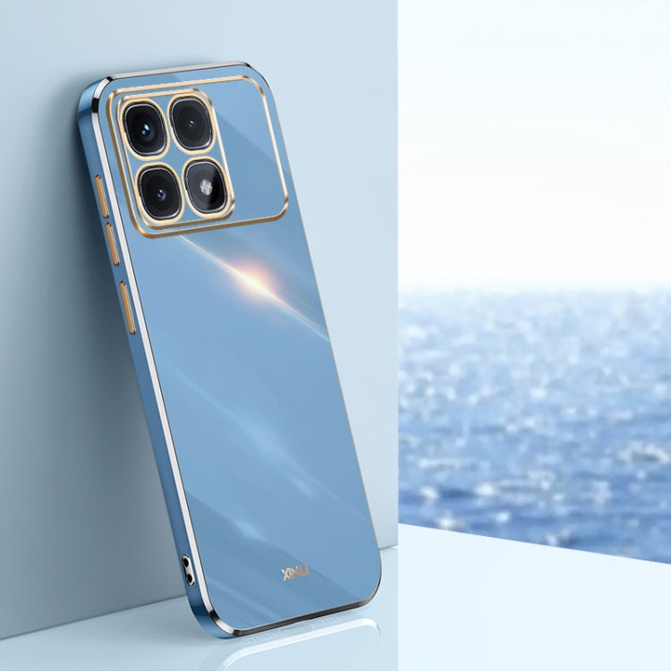 For Redmi K70 Ultra XINLI Straight Edge 6D Electroplate TPU Phone Case(Celestial Blue)
