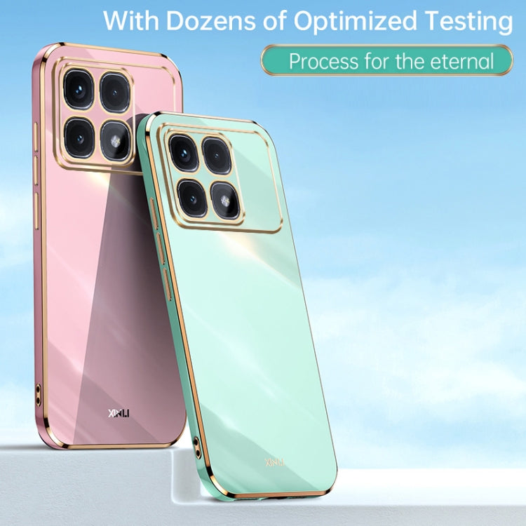 For Redmi K70 Ultra XINLI Straight Edge 6D Electroplate TPU Phone Case(Celestial Blue)