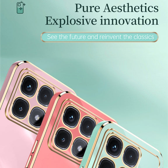 For Redmi K70 Ultra XINLI Straight Edge 6D Electroplate TPU Phone Case(Celestial Blue)