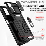 For Motorola Moto G Power 5G 2024 Sliding Camshield Holder Phone Case(Black)