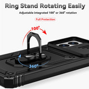 For Motorola Moto G Power 5G 2024 Sliding Camshield Holder Phone Case(Black)