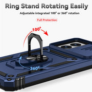 For Motorola Moto G Power 5G 2024 Sliding Camshield Holder Phone Case(Blue)