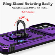 For Motorola Moto G Power 5G 2024 Sliding Camshield Holder Phone Case(Purple)