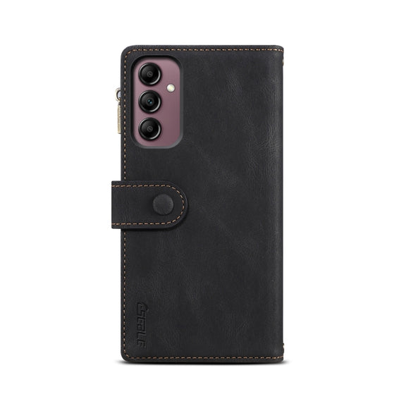 For Samsung Galaxy S24 FE 5G ESEBLE Retro Frosted RFID Flip Leather Phone Case(Black)