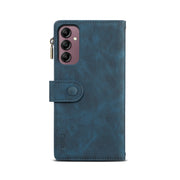 For Samsung Galaxy S24 FE 5G ESEBLE Retro Frosted RFID Flip Leather Phone Case(Dark Green)