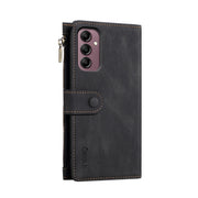 For Samsung Galaxy S25 5G ESEBLE Retro Frosted RFID Flip Leather Phone Case(Black)
