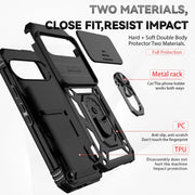For Google Pixel 9 Sliding Camshield Holder Phone Case(Black)