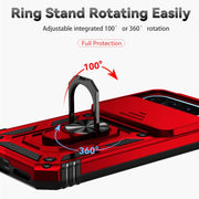 For Google Pixel 9 Sliding Camshield Holder Phone Case(Red)