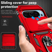 For Google Pixel 9 Sliding Camshield Holder Phone Case(Red)