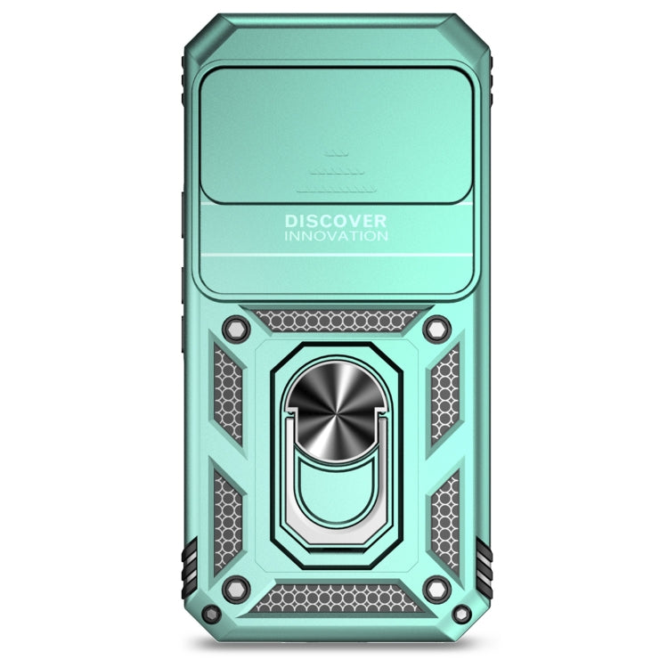For Google Pixel 9 Sliding Camshield Holder Phone Case(Green)