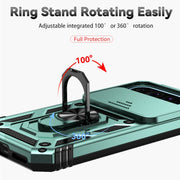For Google Pixel 9 Sliding Camshield Holder Phone Case(Green)