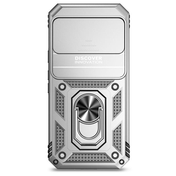 For Google Pixel 9 Sliding Camshield Holder Phone Case(Silver)