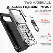 For Google Pixel 9 Sliding Camshield Holder Phone Case(Silver)