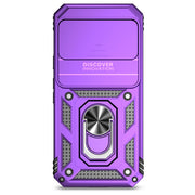 For Google Pixel 9 Sliding Camshield Holder Phone Case(Purple)