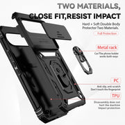 For Google Pixel 9 Pro Sliding Camshield Holder Phone Case(Black)
