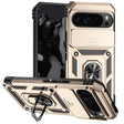 For Google Pixel 9 Pro Sliding Camshield Holder Phone Case(Gold) - Google Cases by PMC TechLife | Online Shopping South Africa | PMC TechLife | Buy Now Pay Later Mobicred