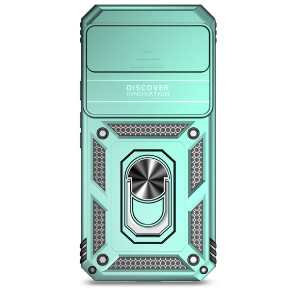 For Google Pixel 9 Pro Sliding Camshield Holder Phone Case(Green)