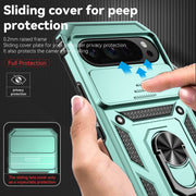 For Google Pixel 9 Pro Sliding Camshield Holder Phone Case(Green)