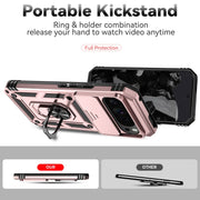 For Google Pixel 9 Pro Sliding Camshield Holder Phone Case(Rose Gold)
